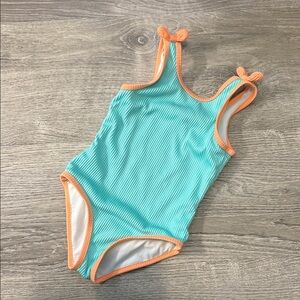 Can’t & Jack 4t Aqua and Orange One-Piece Swimsuit